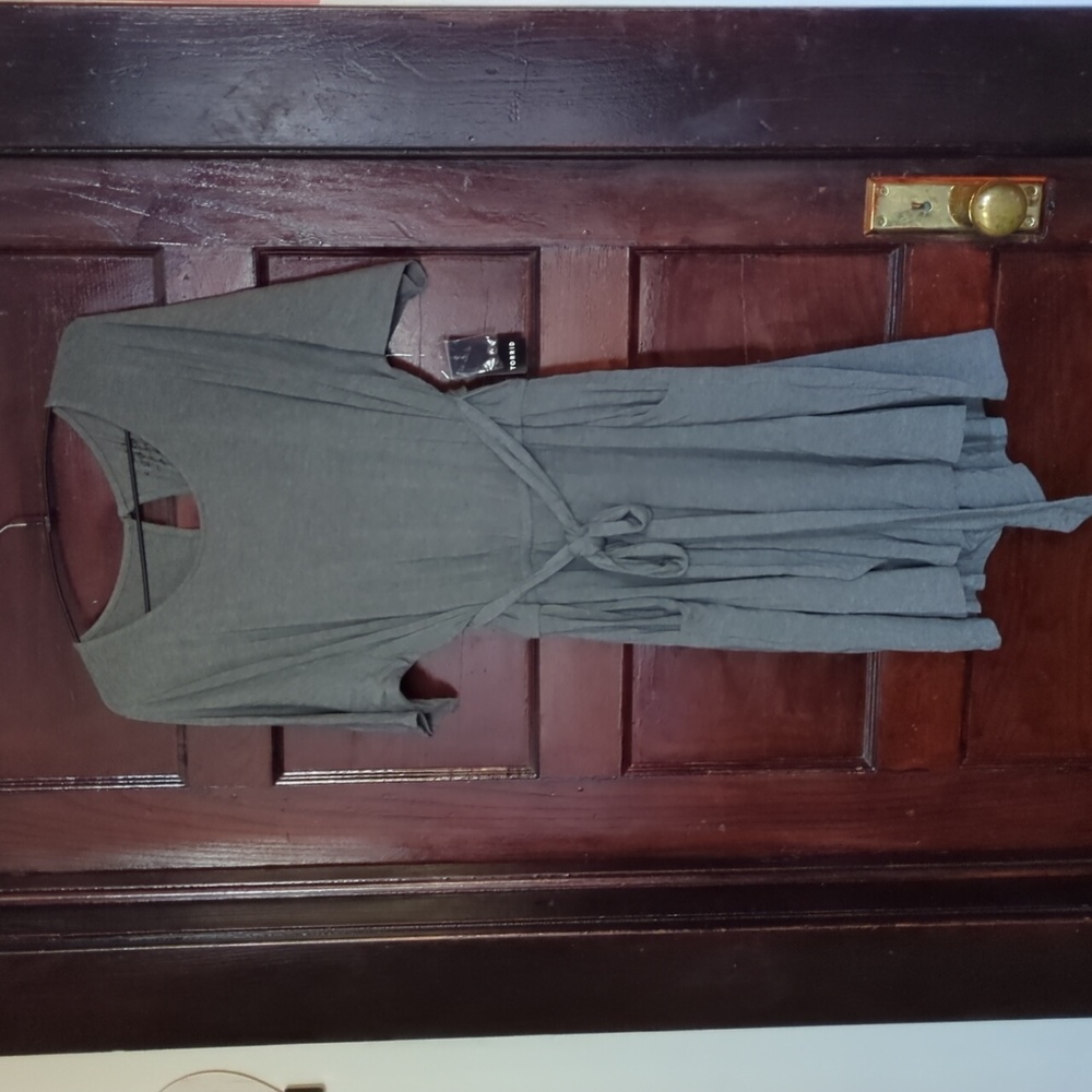 Torrid Gray Romper -2X